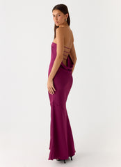 Endless Nights Maxi Dress - Plum