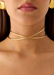 Glossy Hour Necklace - Gold