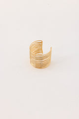 Golden Blur Arm Cuff - Gold