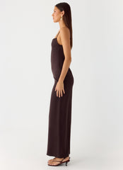 Hartwell Maxi Dress - Chocolate