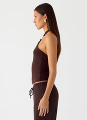 Henrietta Top - Chocolate