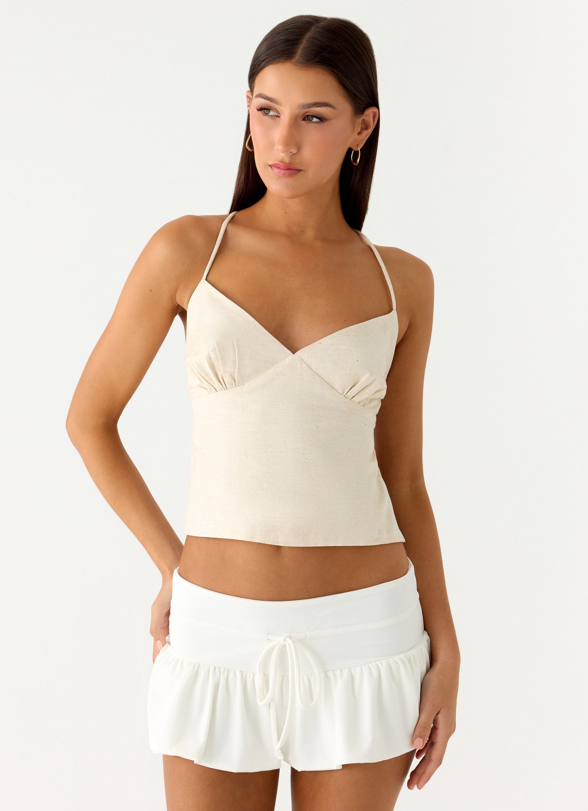 Sangria Top - Oatmeal